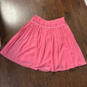 Pink Midi Skirt Banana Republic